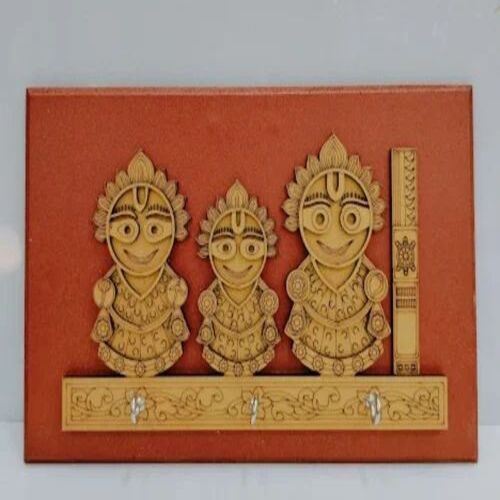Religious Wooden Key Holder