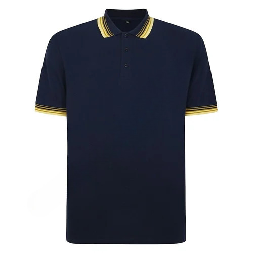 Short Sleeves Plain Men Polo T Shirt