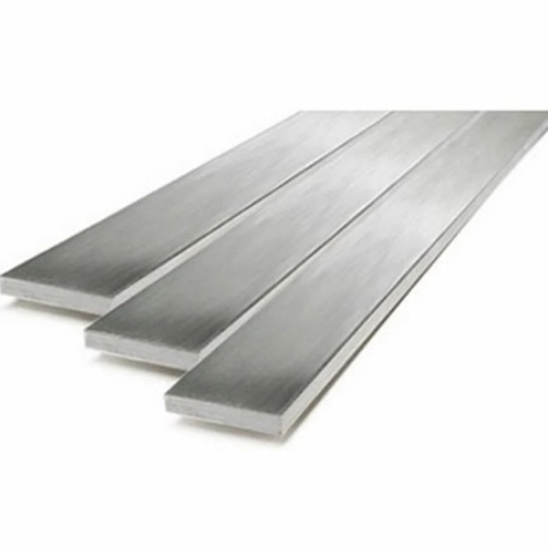 Silver Stainless Steel Rectangular Bar