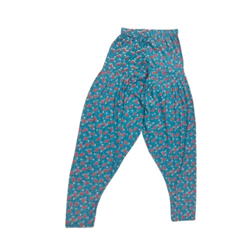 Sky Blue Cotton Patiala Salwar - Feature: Comfortable To Wear