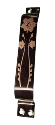 Stainless Steel Floral Printed Door Handle