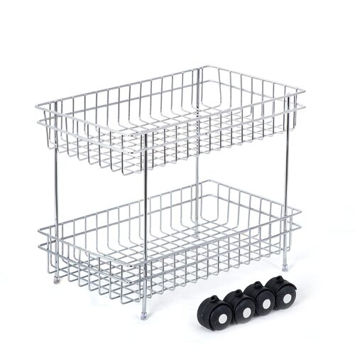 2 Layer Ss Kitchen Trolley