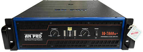 Iq-7000V3 Dj Amplifier - Color: Black