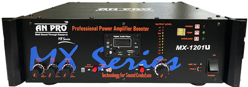 Mx-1201U Dj Amplifier - Color: Black