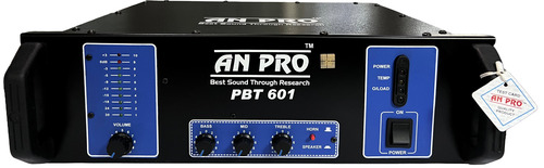 Pbt-601 Dj Amplifier - Color: Black