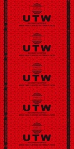 12 Mm 30 Kg Utw Waterproof Film Faced Shuttering Plywood