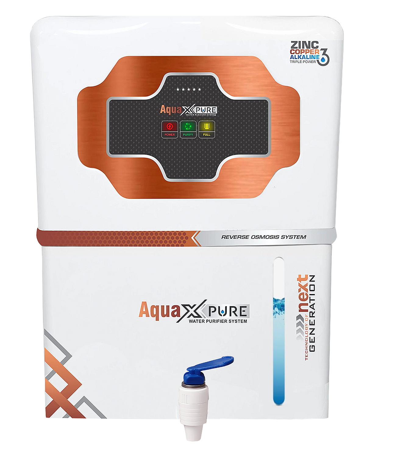 Aqua X Pure White Water Purifier - Application: Designed For Residential Home