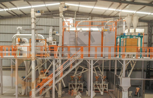 Automatic Flour Mill Machinery Plant