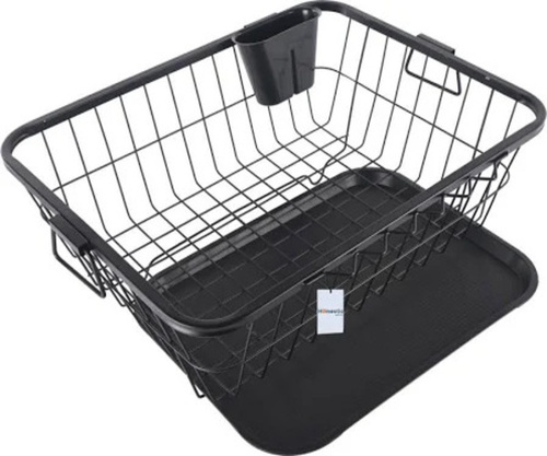 Dish Drainer Kitchen Rack - Height: 10 Inch (In)