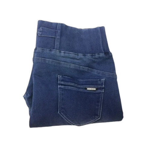 Ladies Blue Demin Jeans - Feature: No Fade