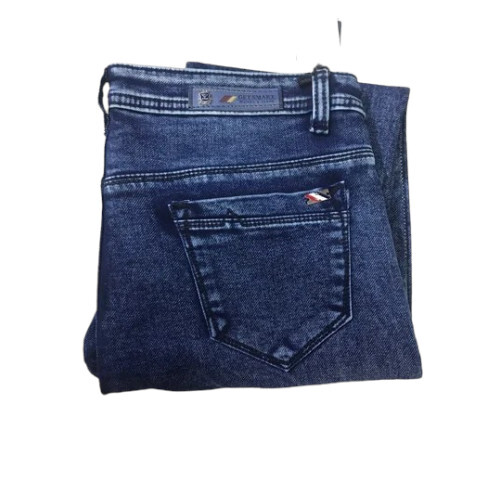 Ladies Dark Blue Causal Wear Denim Jeans - Feature: No Fade