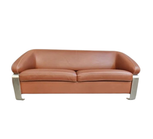 Three Seater Brown Living Room Sofa
