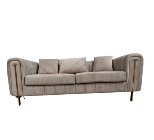 Three Seater Grey Living Room Sofa