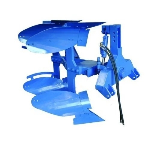 Agricultural Reversible Plough - Color: Blue