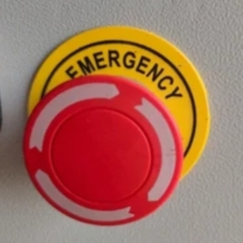 Emergency stop botton