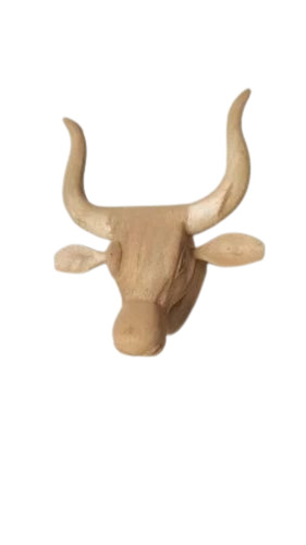 Bull Head Wooden