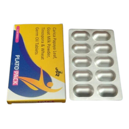Carica Papaya Leaf Goat Milk Powder Tinospora Wheat Germ Oil Tablets