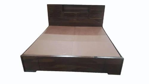Double Sheesham Wood Wooden Bed