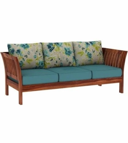 Honey Fabric 3 Seater Sofa
