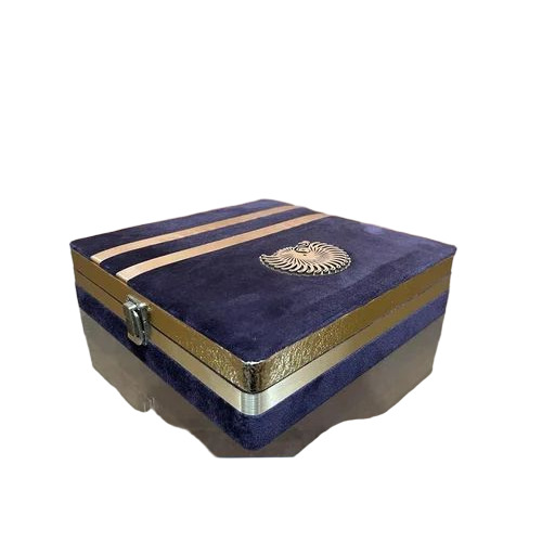 Blue Wooden Gift Box