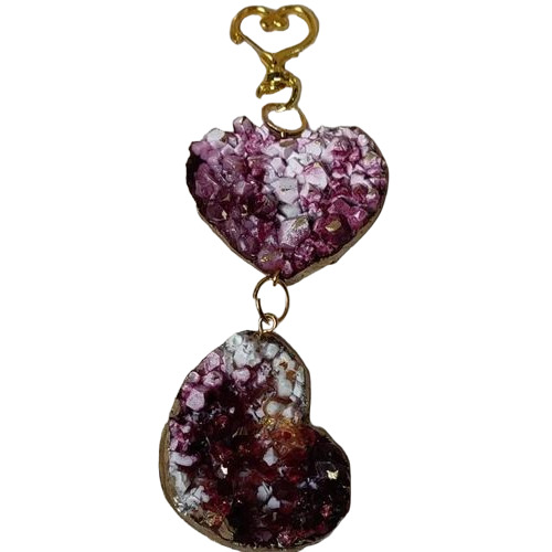 Heart Shape Metal Keychain