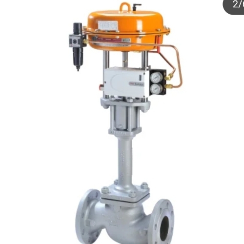 Industrial Valve - Color: Silver And Yellow