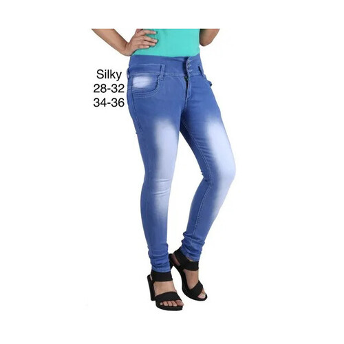 Ladies Silky High Rise Stretchable Jeans