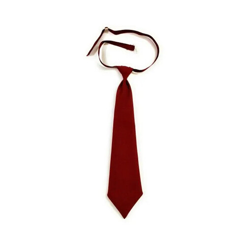Maroon Cotton School Tie