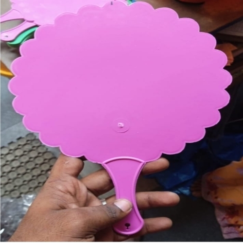Plastic hand fan