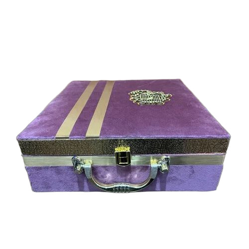 Purple Wooden Gift Box