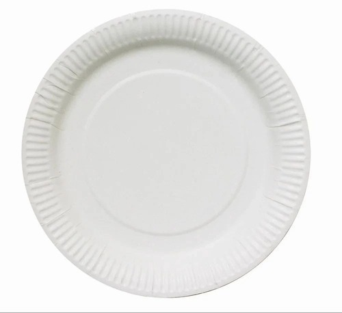 White PC Paper Plate