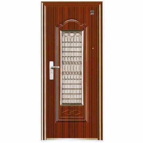 Wooden Finish Mild Steel Swing Door