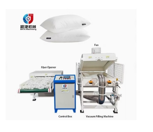 Automatic Cotton Sofa Cushion Stuffing Machine Opener Pillow Fiber Filling Machine - Color: Grey