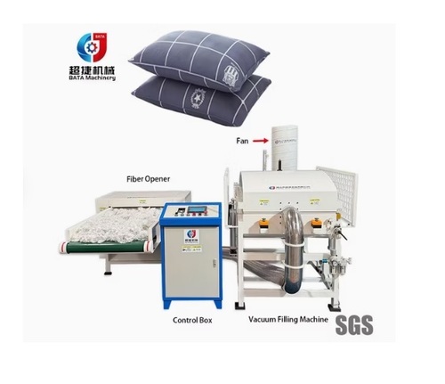 Automatic Fiber Opener Pillow Filling Machine China Cushion Stuffing Machine For Sale - Color: Grey
