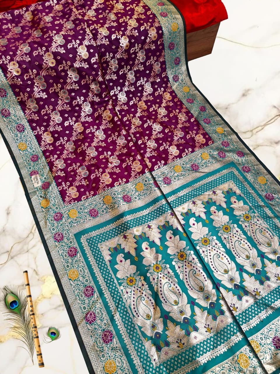 Satin Saree