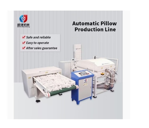 Stuffing Sofa Cushion Cotton Opening Machine Fibre Pillow Filling Machine - Color: Grey