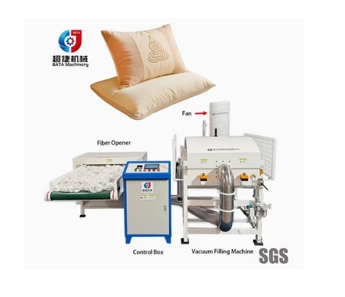Textile Cotton Fibre Opening Machine Filling Cushion Pillow Stuffing Machine For Sale - Color: Grey