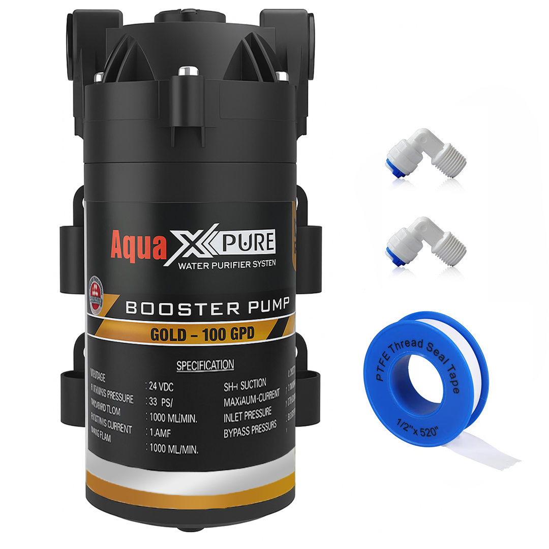 Aqua X Pure Booster Pump Nc100 Gpd - Color: Black