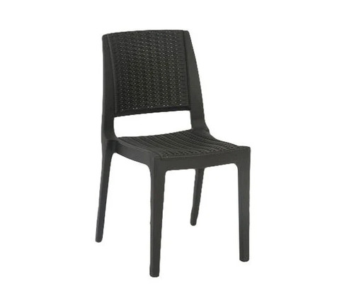 Black Plastic Garden Chair