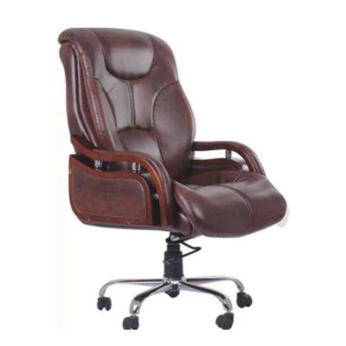 Brown Leather Office Chair