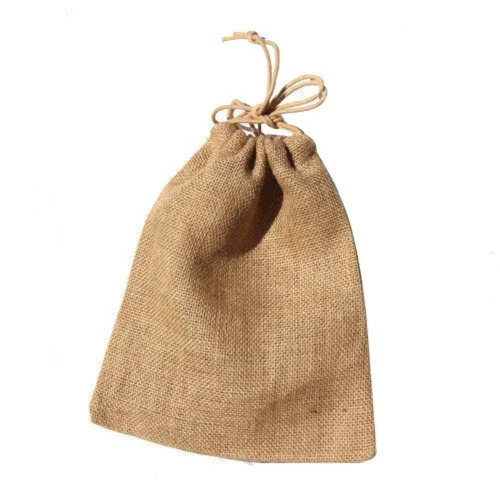Jute Pouch Bag - Color: Red