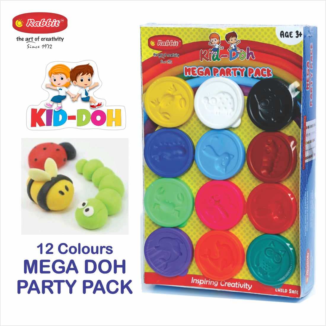 Kid Doh Mega Party Pack 25gm X 12