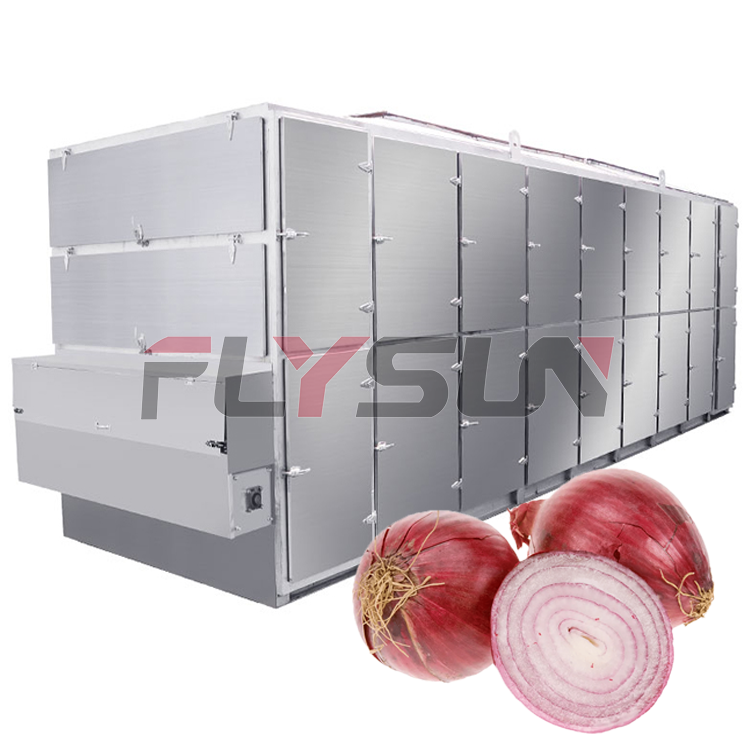 Multilayer Crawler Type Mesh Belt Drying Equipment Vegetable Drying Machine Onion and Onion Ring Mesh Belt Dryer