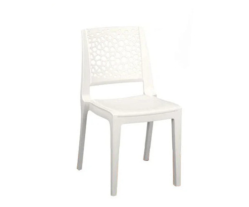 White Plastic Garden Chair