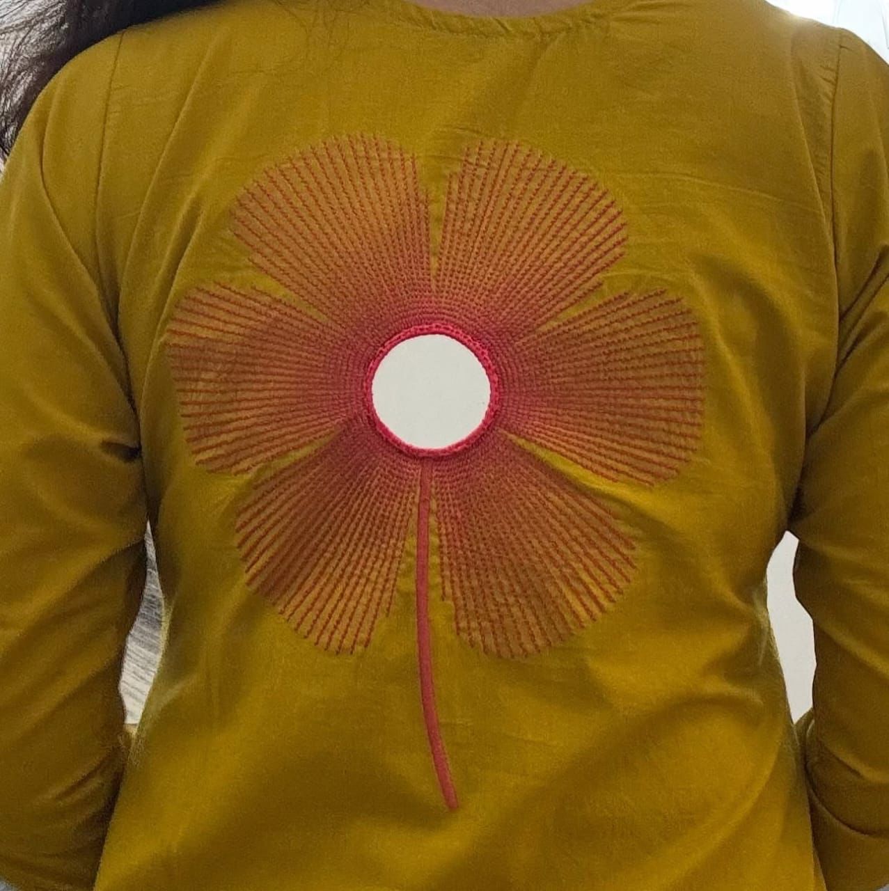 Women Embroidered Suit - Decoration Material: Paint