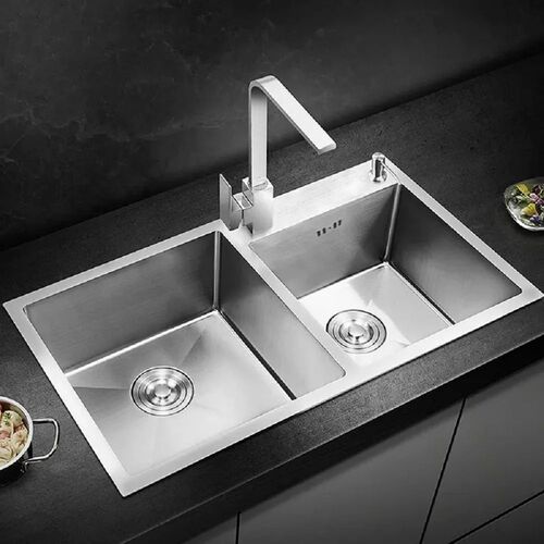 Ss202 Double Bowl Kitchen Sink