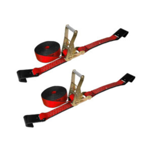 Tie Down Ratchet Straps Operated With Flat Hook