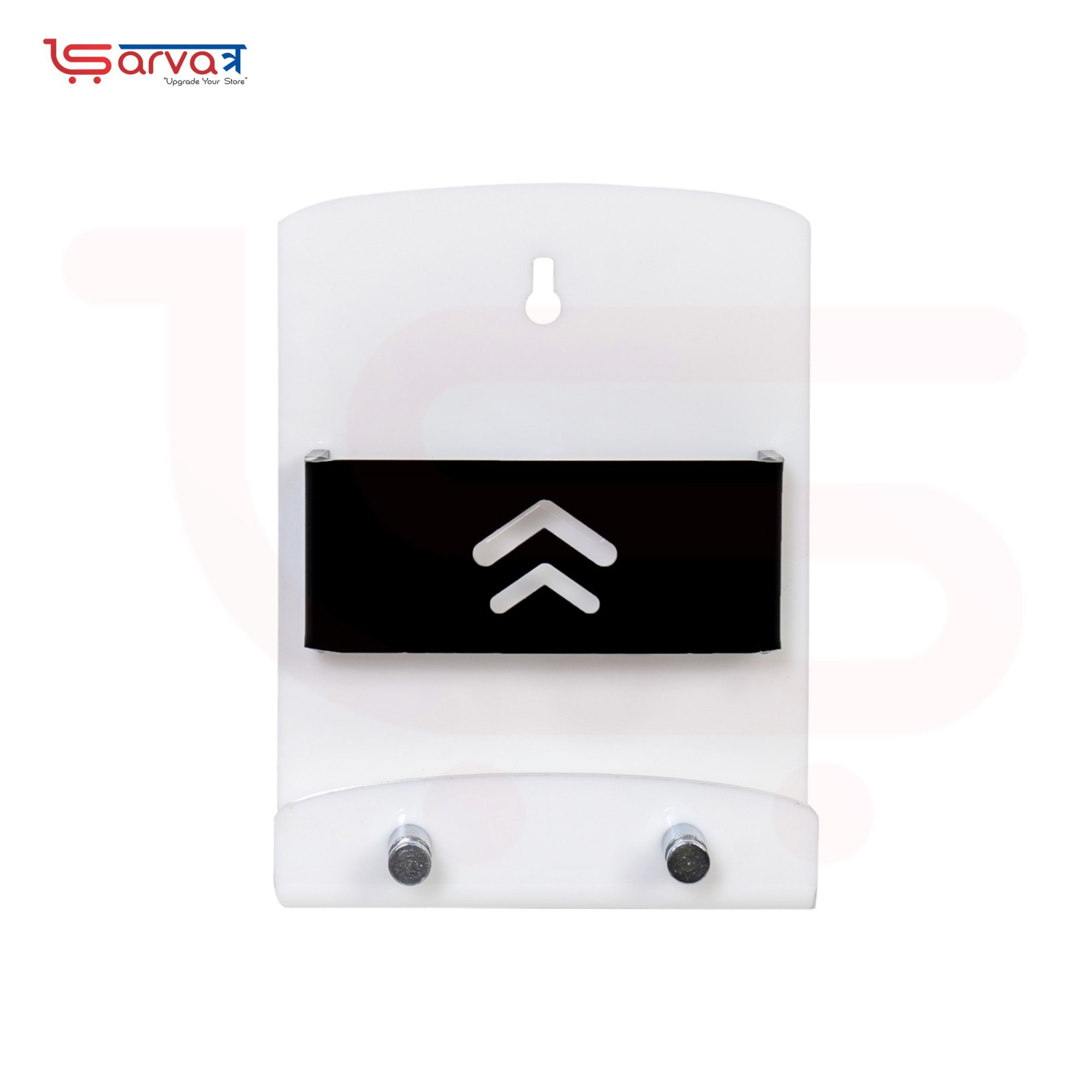 Acrylic Single Mobile Stand With Key Holder