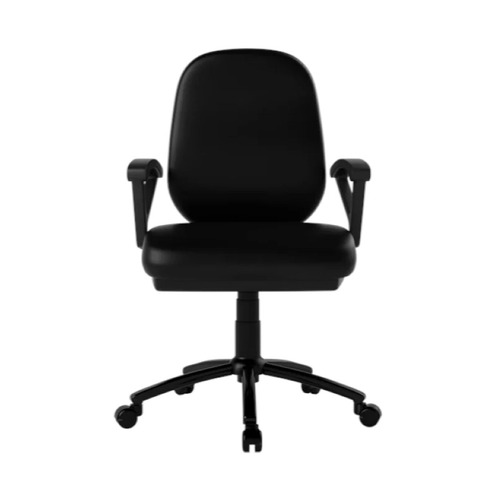 Black Leatherette Office Chair