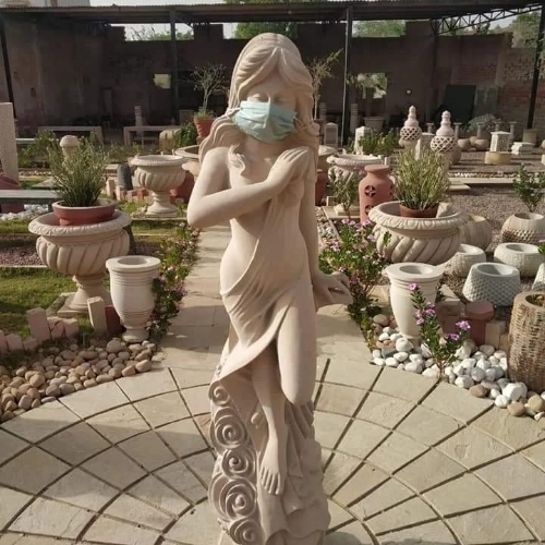 Decorative stone mural